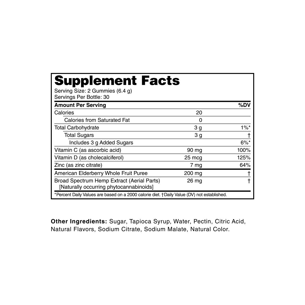 cbdMD Broad Spectrum CBD Immune Boost Gummies