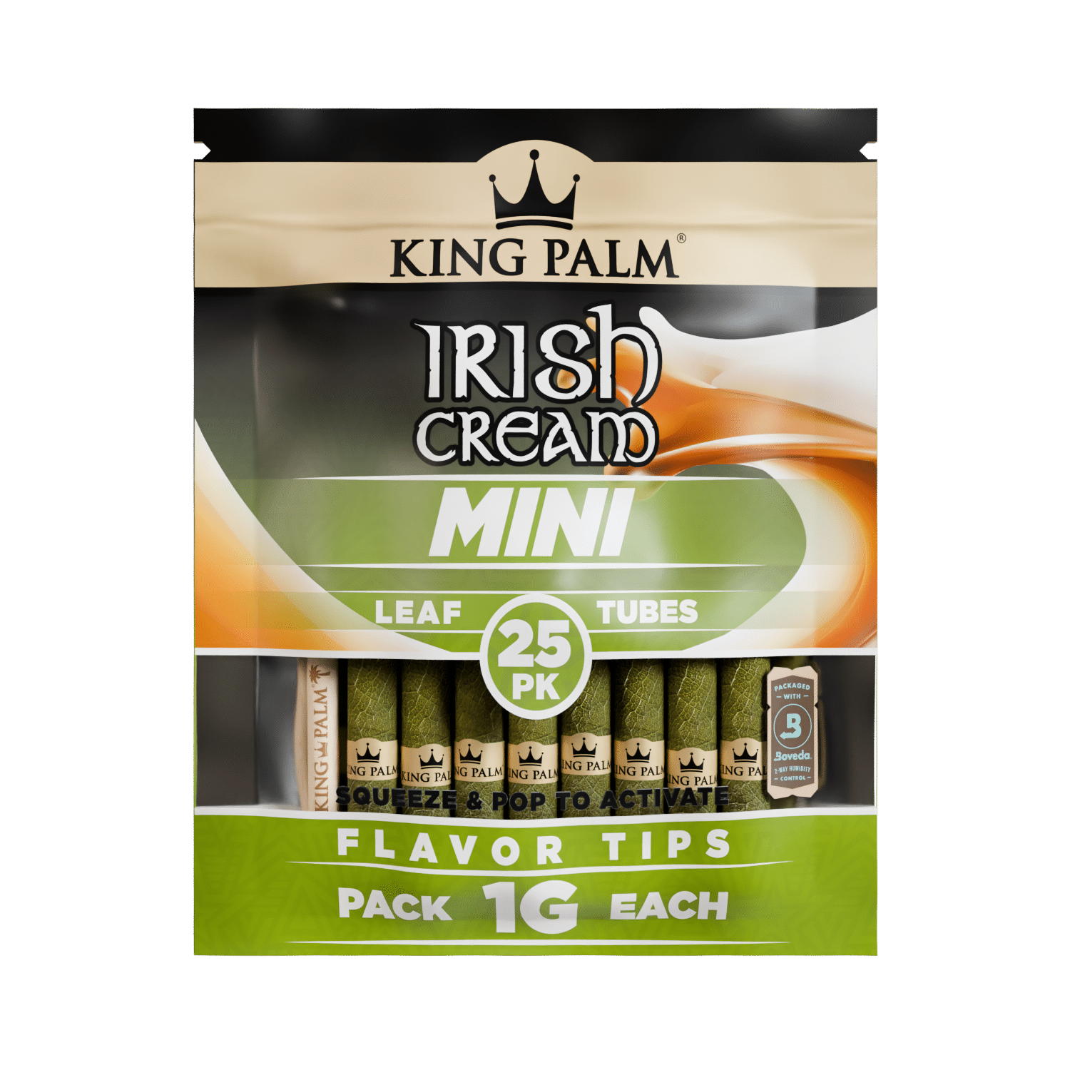 King Palm 25 Mini Rolls – Irish Cream Best Price