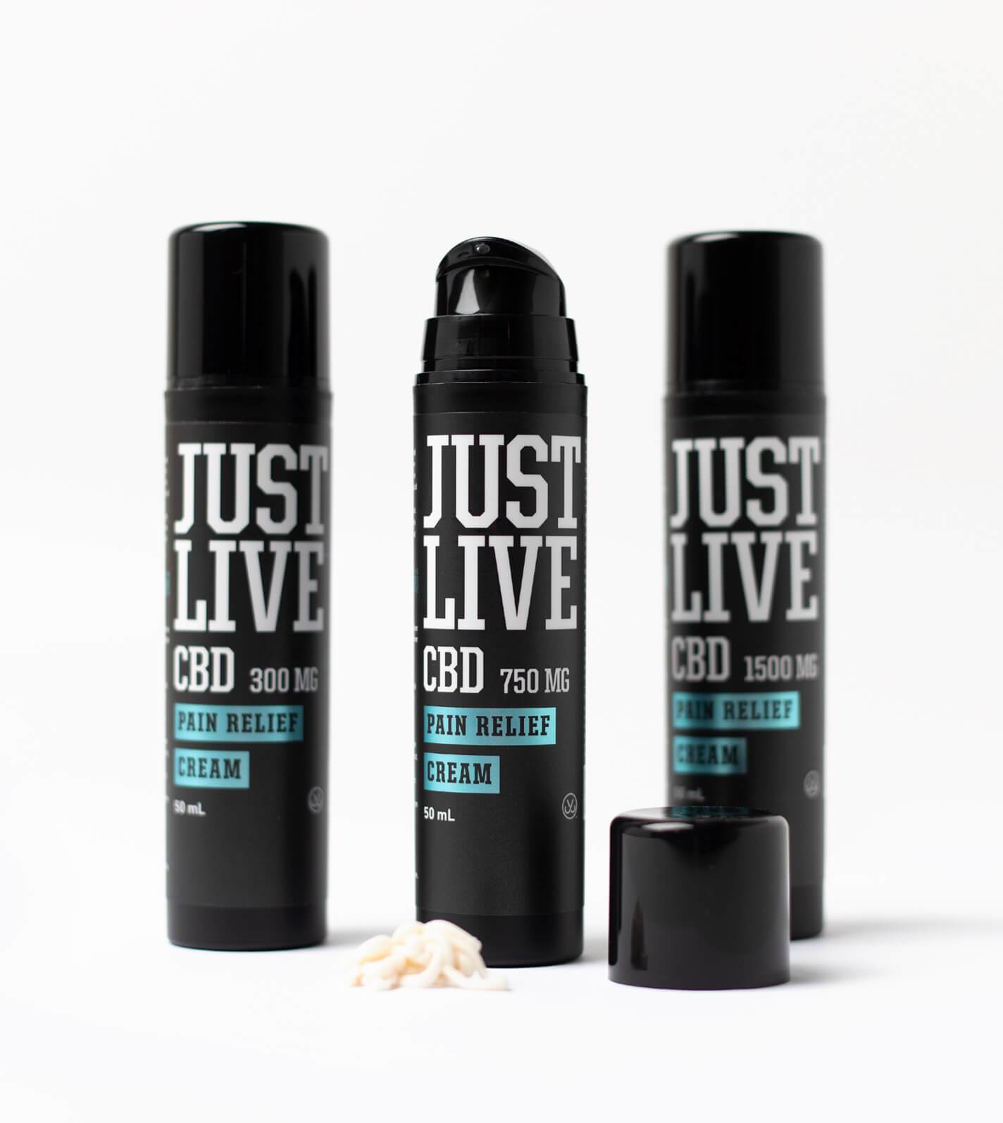 Just Live Pain Relief Cream