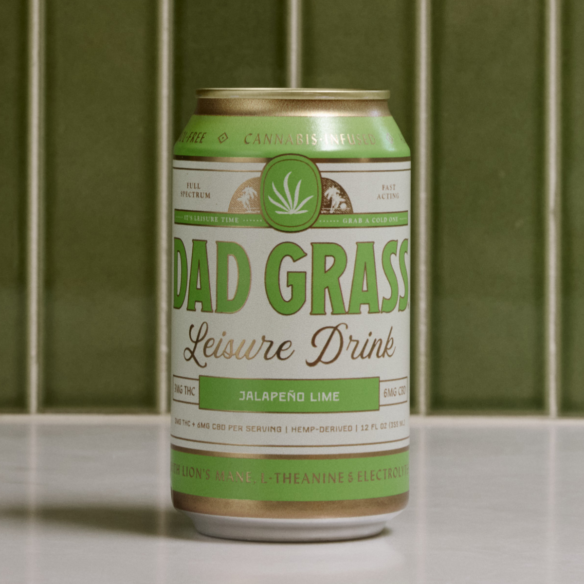 Dad Grass THC Drink - Jalapeño Lime
