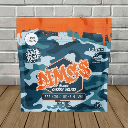 Juicy Kush Dimes AAA Exotic THCa Flower 1g