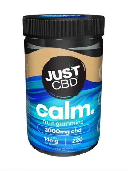 Just CBD Calm Fruit Gummies 3000mg