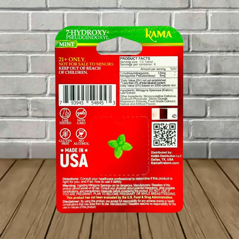 Kama 7-Hydroxy + Pseudo Chewable Tablets 100mg