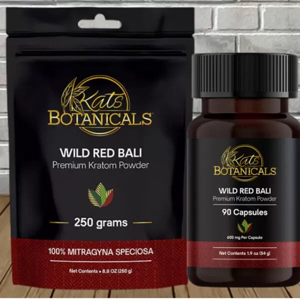 Kats Botanicals Wild Red Bali Kratom Best Price