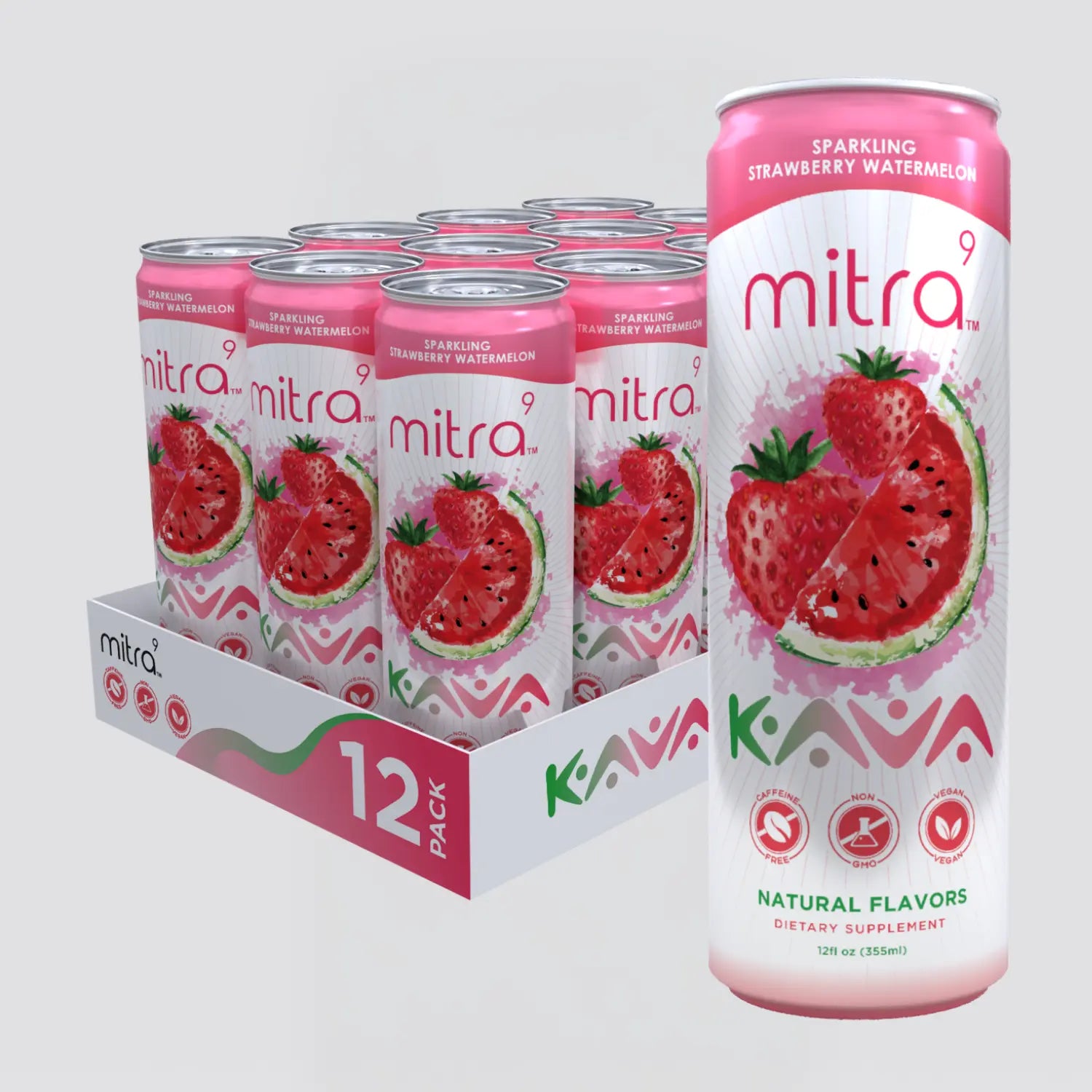 Mitra9 KAVA Strawberry Watermelon