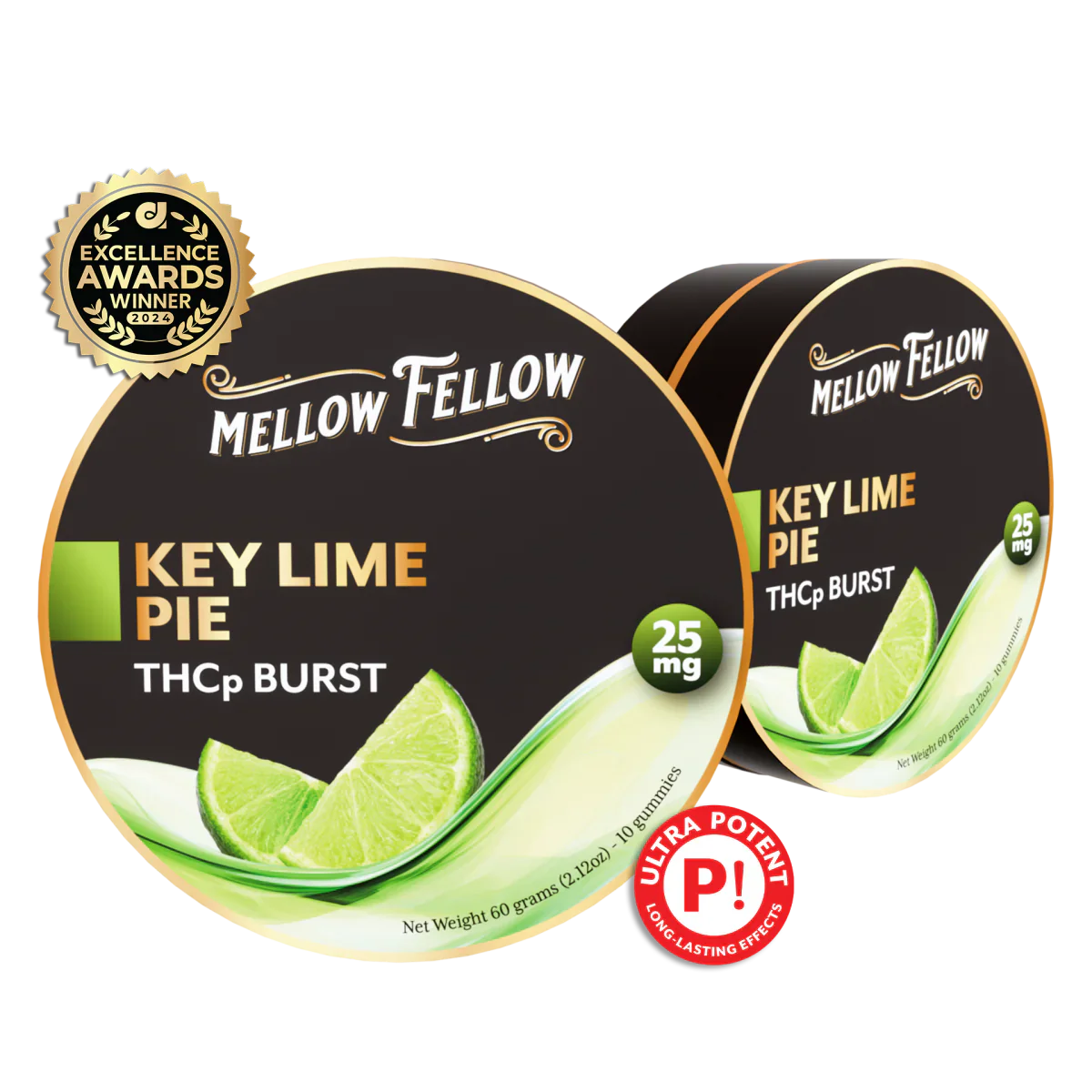 Mellow Fellow THCp Bursts Edibles - Key Lime Pie - 25mg Best Price
