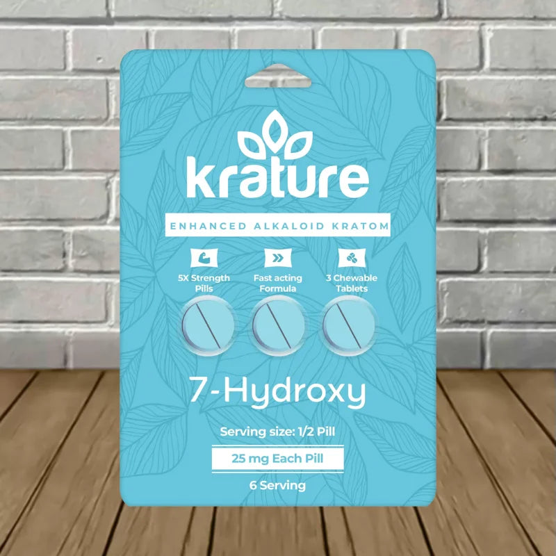 Krature 25mg 7-Hydroxy Tablets | 3ct Pack