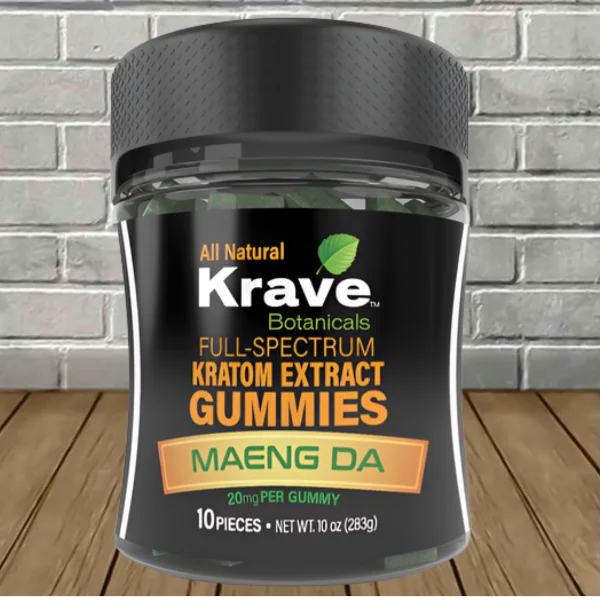 Krave Botanicals Full Spectrum Kratom Extract Gummies 200mg Best Price