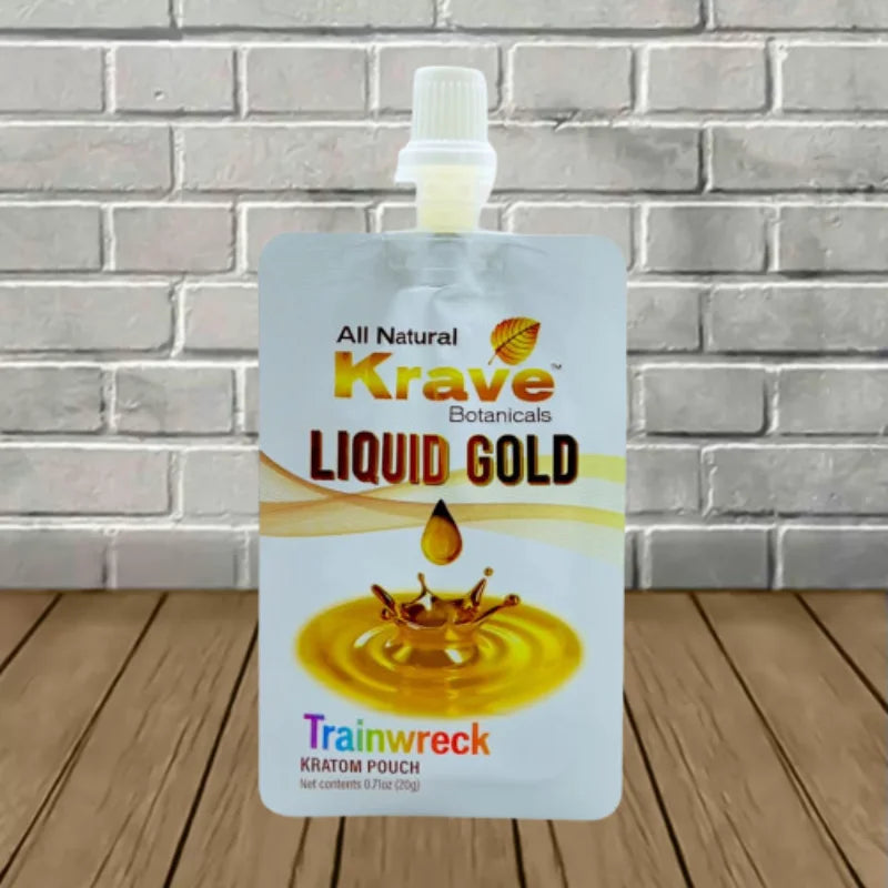 Krave Botanicals Liquid Gold Kratom Extract Pouch 20g Best Price