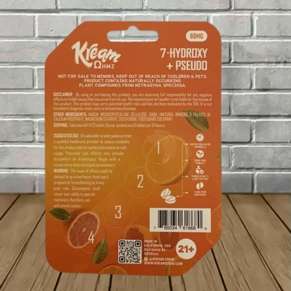 Kream 7OH Hydroxy + Pseudo Extract Tablets 4ct Best Price