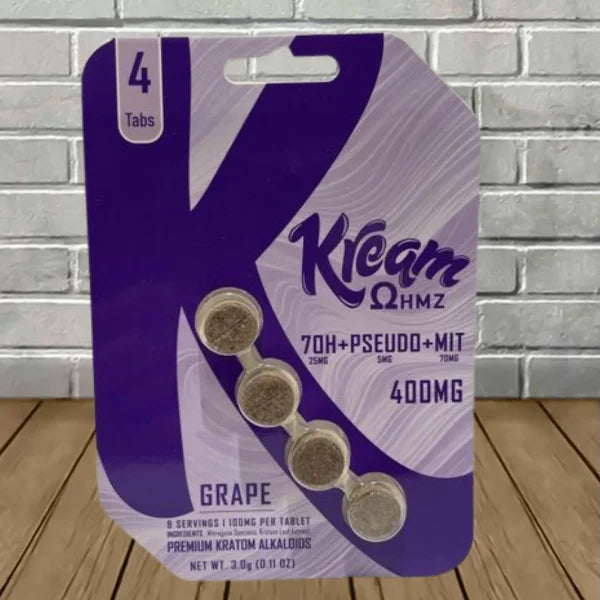 Kream 7OH + Pseudo + Mit Extract Tablets Full Case 10ct