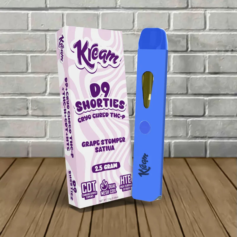 Kream D9 Shorties Cryo Cured THC-P Disposable Vape 2.5g