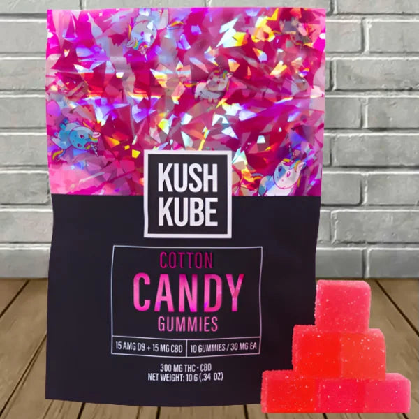 Kush Kube Delta 9 THC Gummies 300mg Best Price