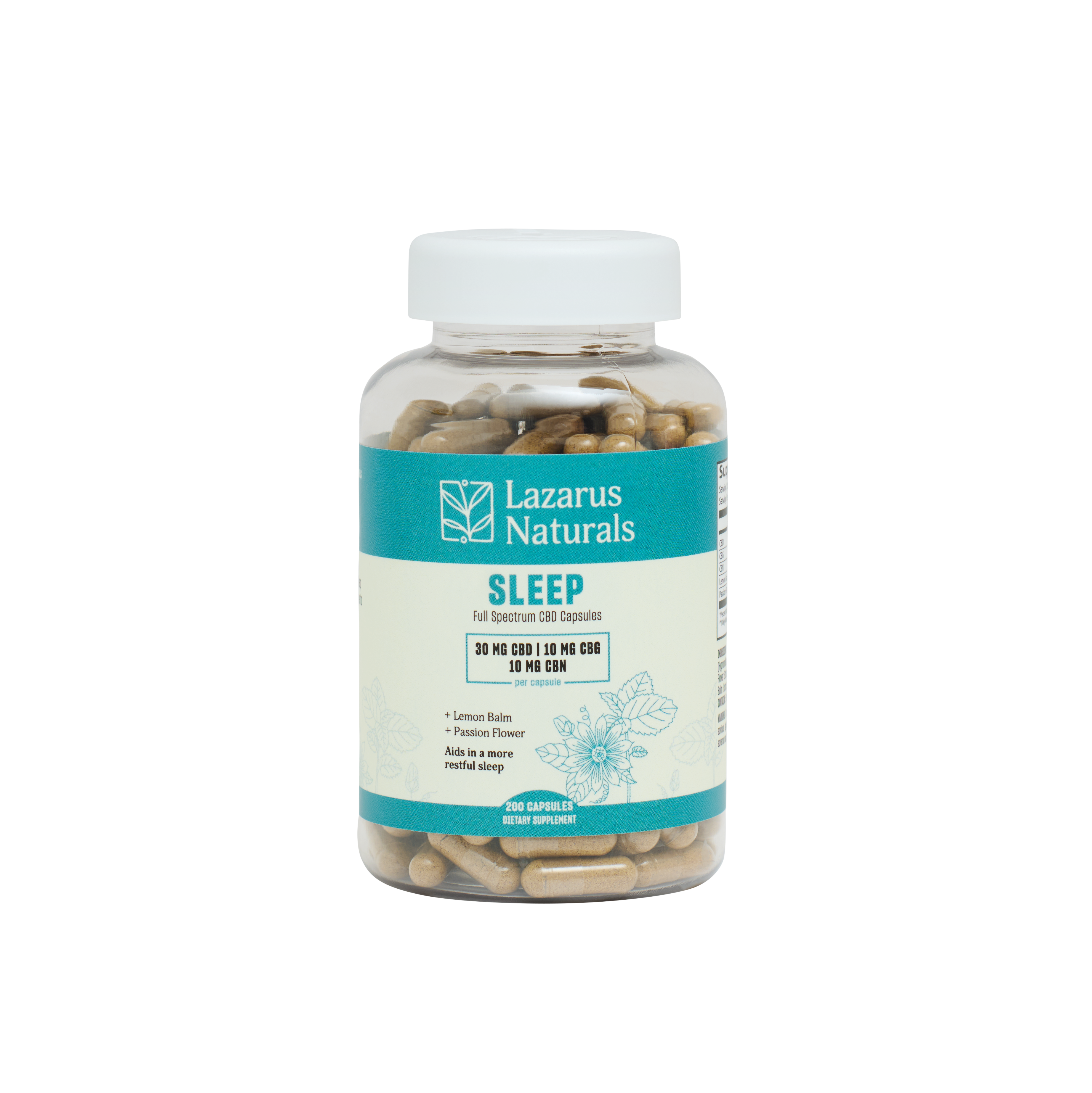 Lazarus Naturals CBD+CBN CAPSULES, SLEEP