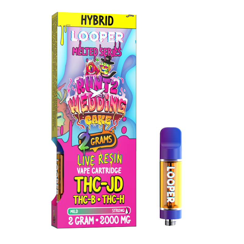 Melted Series 2g Cartridge: Runtz x Wedding Cake by Looper Vape