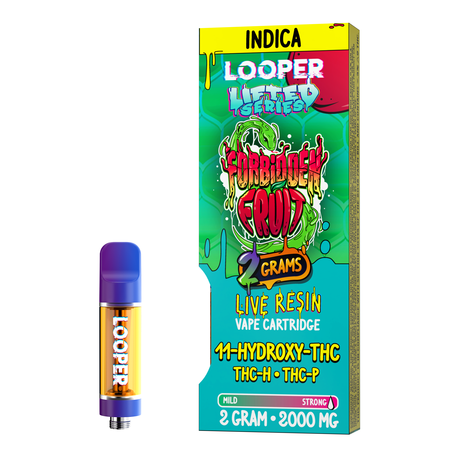 Lifted Series 2g Cartridge: Forbidden Fruit by Looper Vape