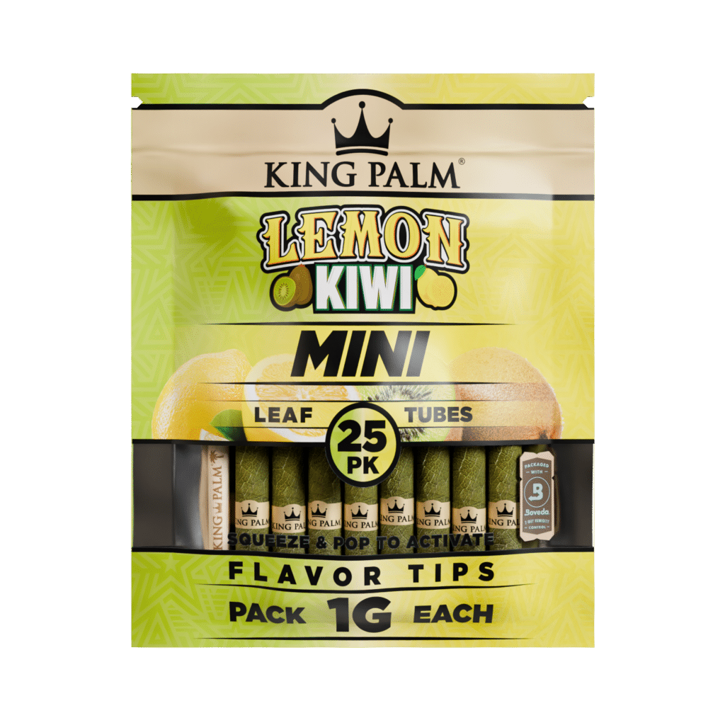 King Palm 25 Mini Rolls – Lemon Kiwi Best Price