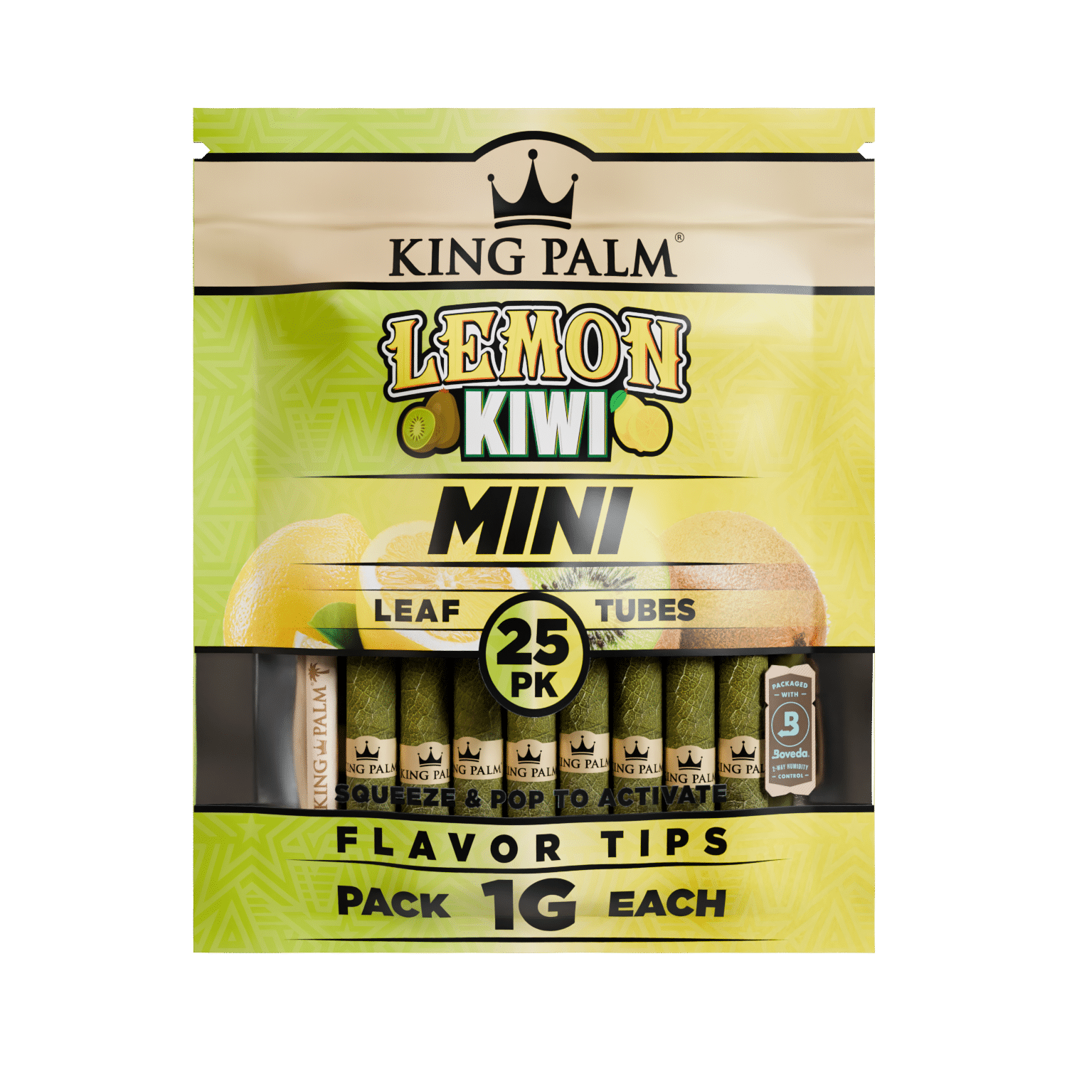 King Palm 25 Mini Rolls – Lemon Kiwi Best Price