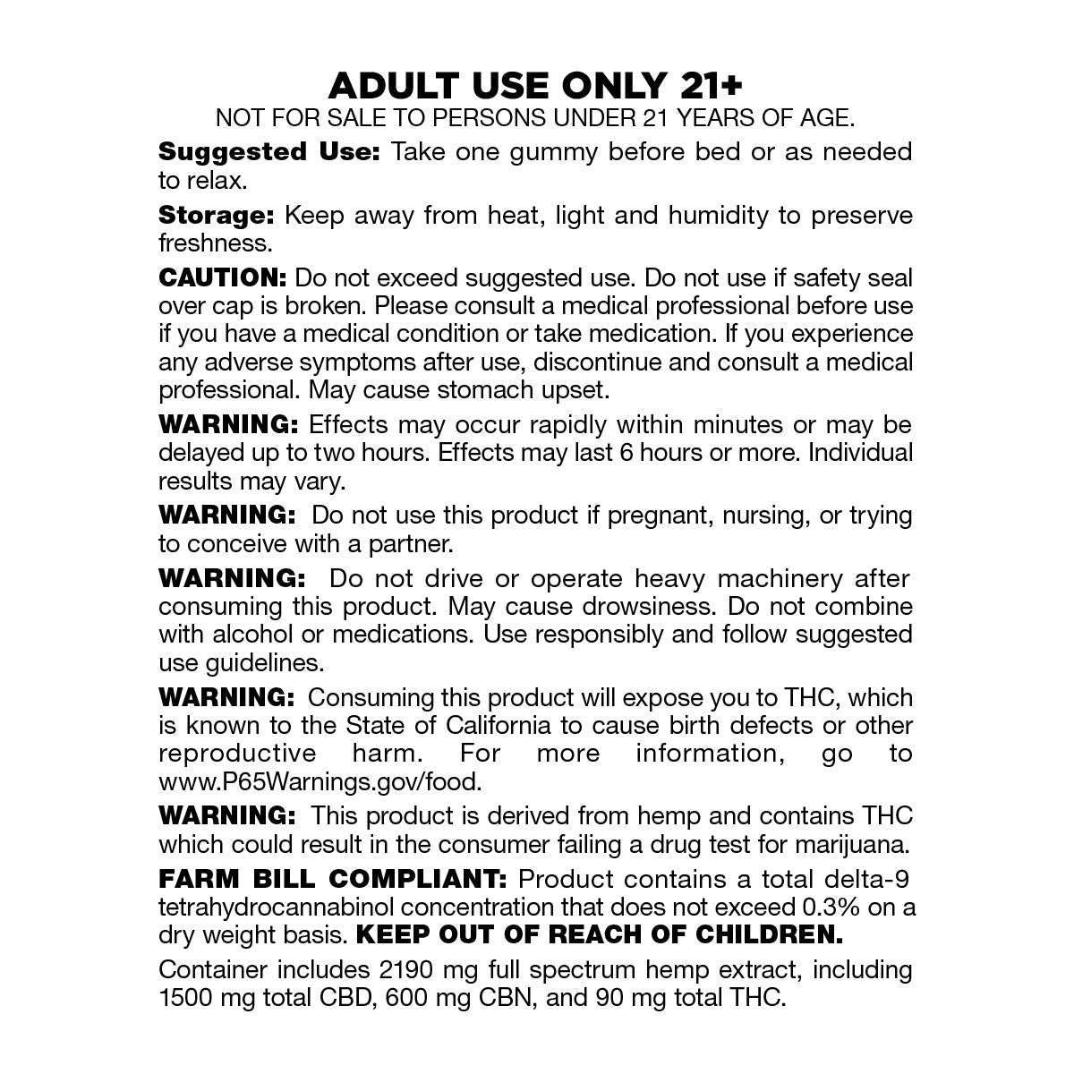 cbdMD Delta 9 THC Lights Out Sleep Gummies