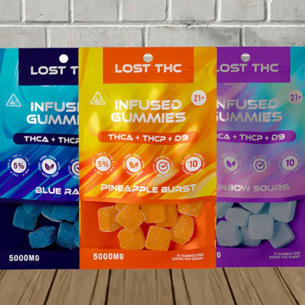 Lost THC Infused Gummies THCa | THCP | D9 5000mg Best Price