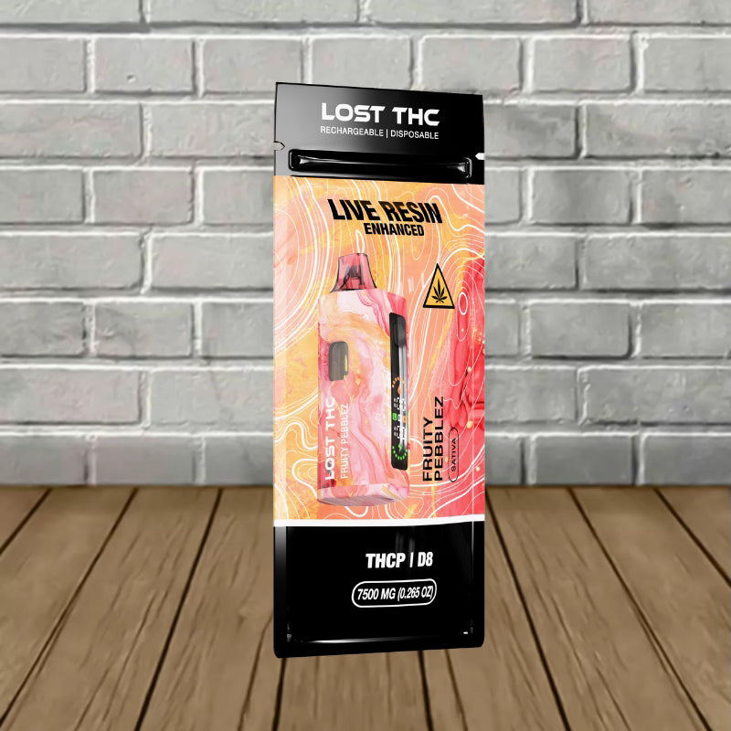 Lost THC V2 Live Resin Enhanced THCp + D8 Disposable 7.5g