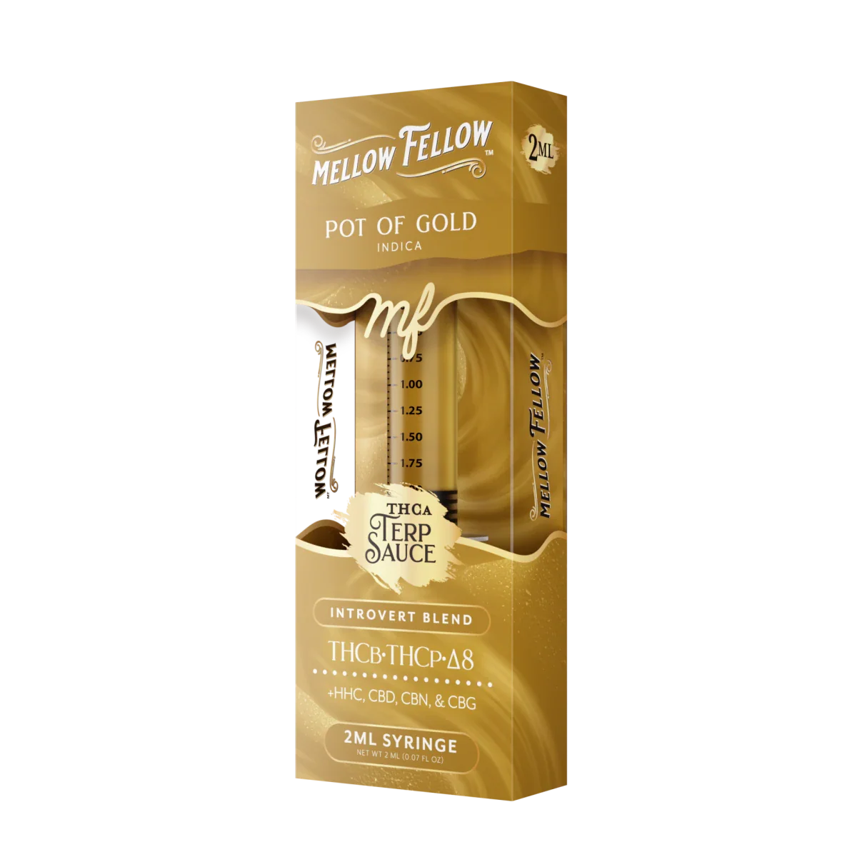 Introvert Blend - Terp Sauce 2ml Syringe - Pot of Gold (Indica)