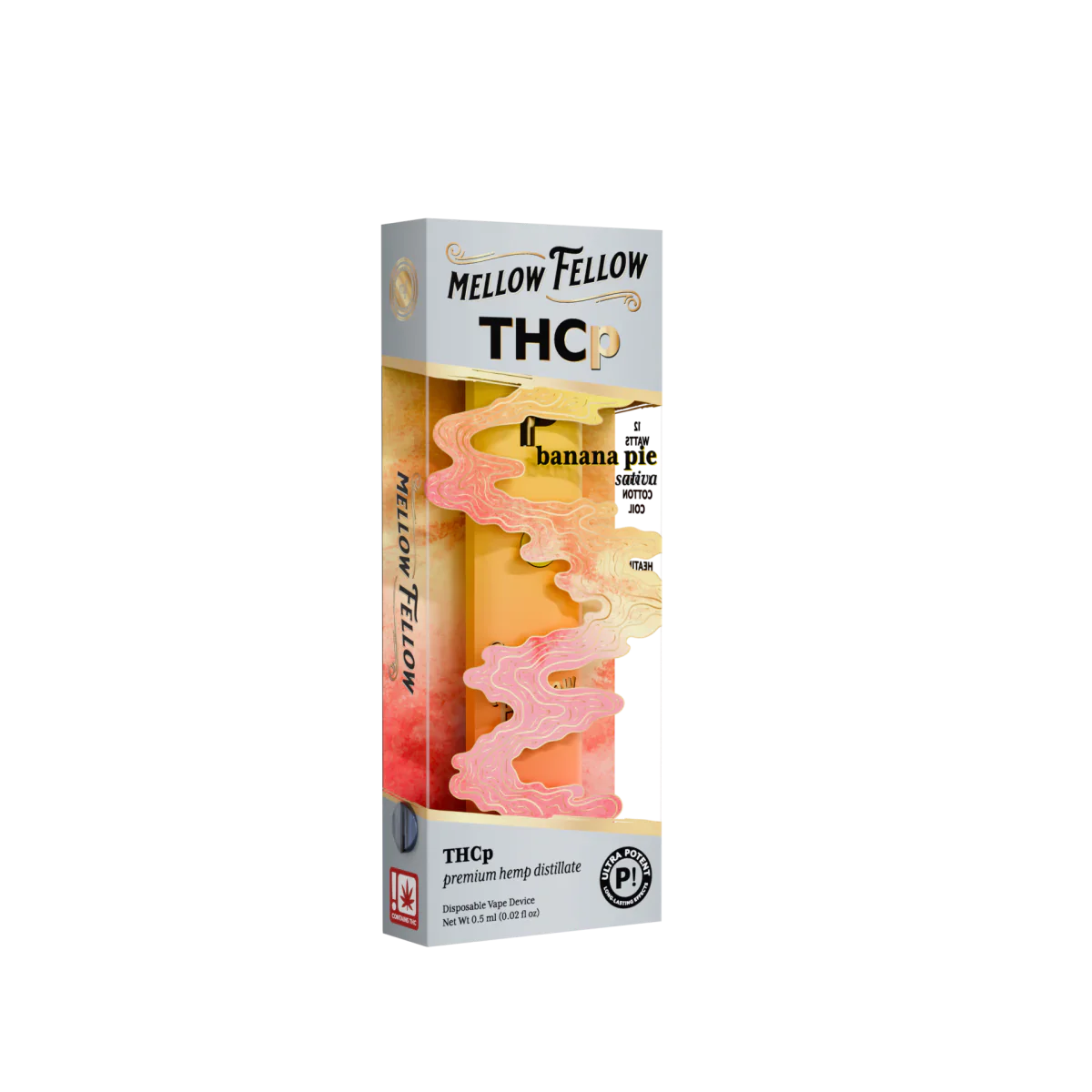 Mellow Fellow THCp 0.5g Disposable Vape - Banana Pie (Sativa) Best Price