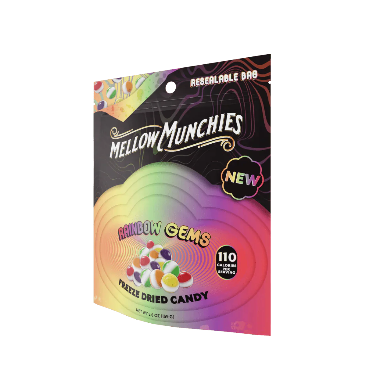 Mellow Fellow Rainbow Gems Freeze Dried Candy