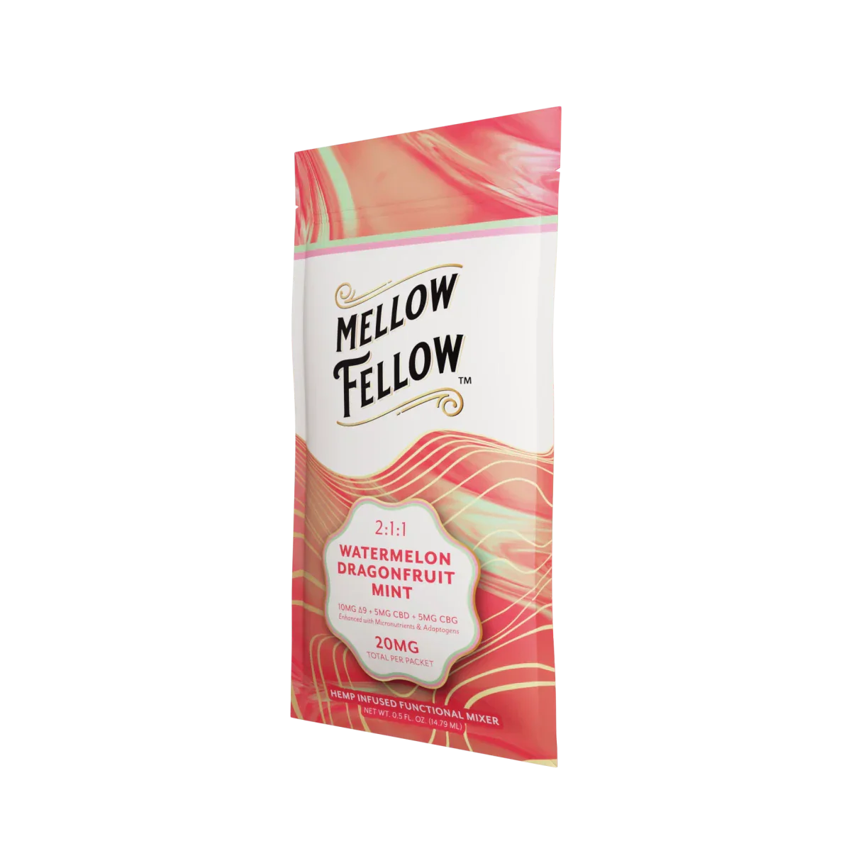 Delta 9 + CBD & CBG Mixers 10pc - Watermelon Dragonfruit Mint