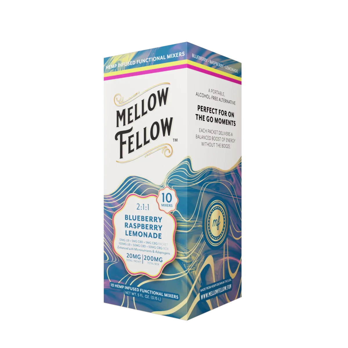 Delta 9 + CBD & CBG Mixers 10pc - Blueberry Raspberry Lemonade