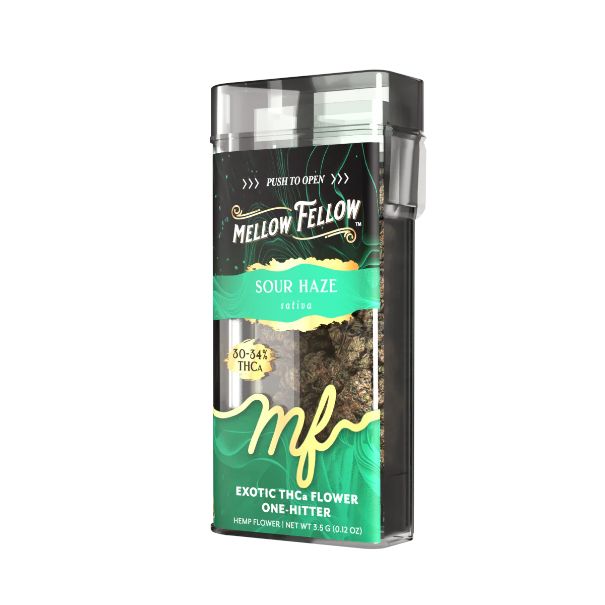 THCa 3.5g Exotic Flower + One Hitter - Sour Haze (Sativa)