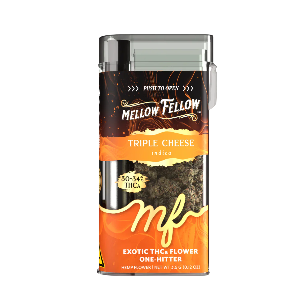 THCa 3.5g Exotic Flower + One Hitter - Triple Cheese (Indica)