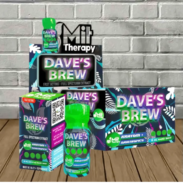 MIT Therapy Daves Brew Liquid Kratom Extract Shot 15ml Best Price