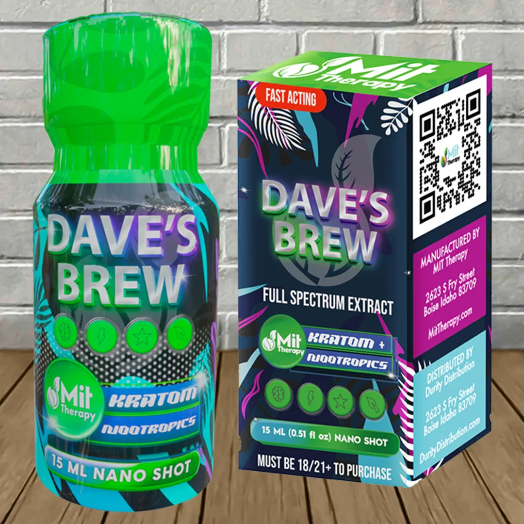 MIT Therapy Daves Brew Liquid Kratom Extract Shot 15ml Best Price