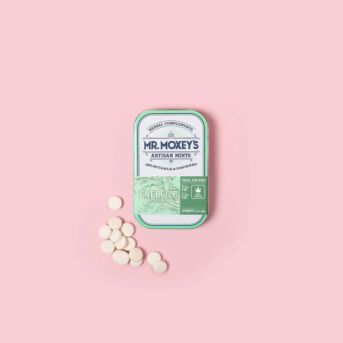 Mr. Moxey's Energize Peppermint Mints
