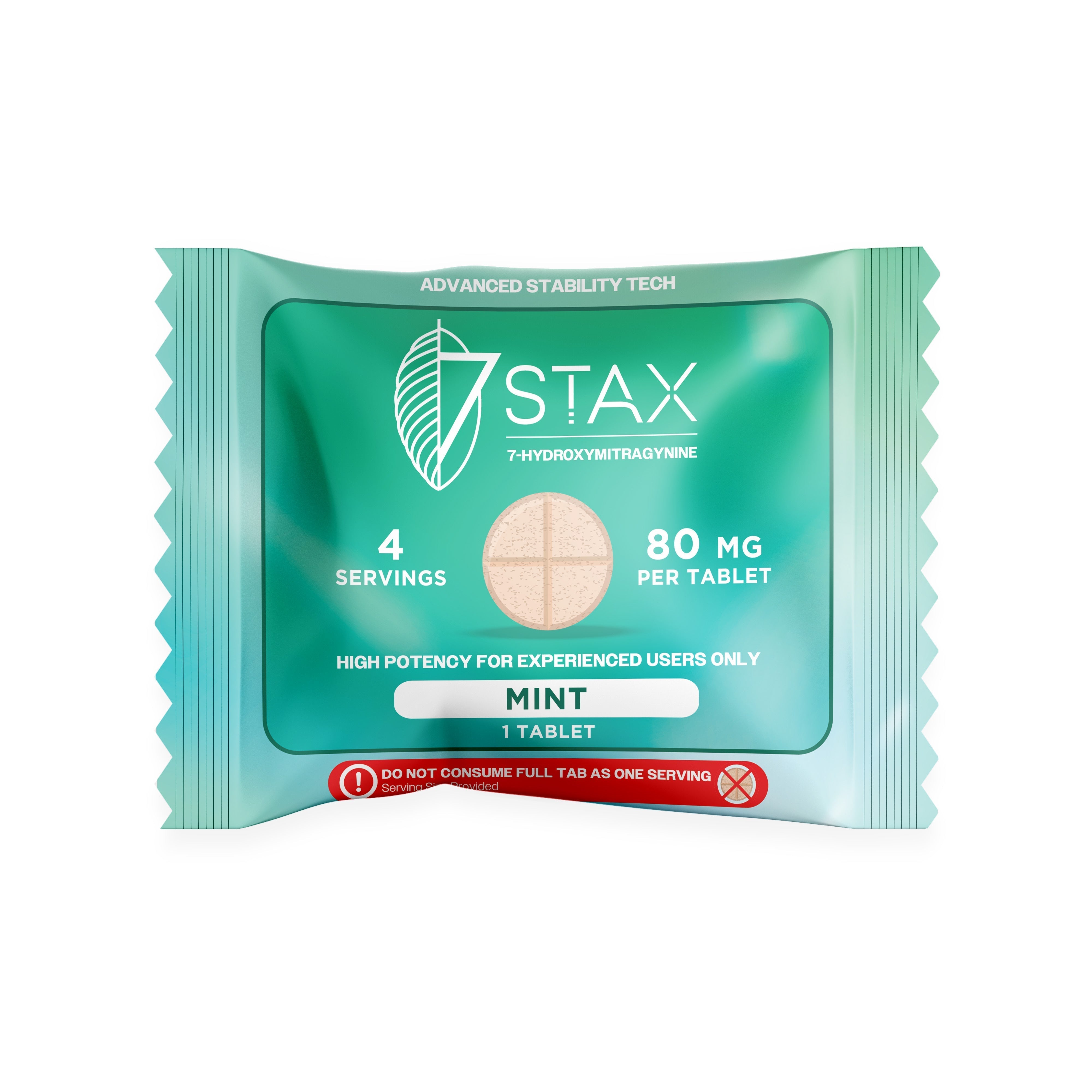 7Stax Premium 7-OH Kratom Alkaloid Tablets (80mg – 1 Count)