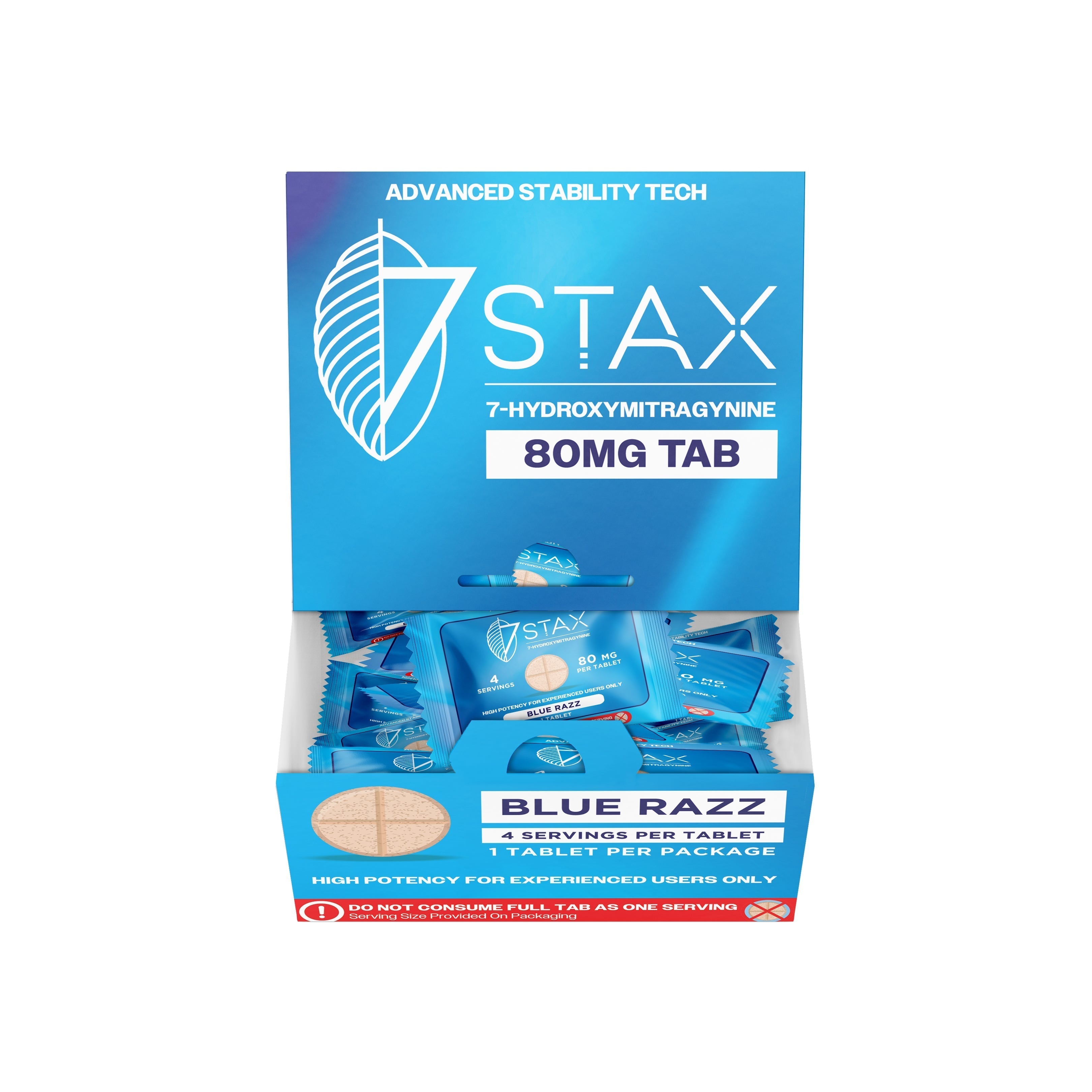 7Stax Premium 7-OH Kratom Alkaloid Tablets (80mg – 1 Count)