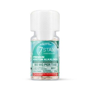 7Stax Premium 7-OH Kratom Alkaloid Tablets (1200mg – 15 Count)