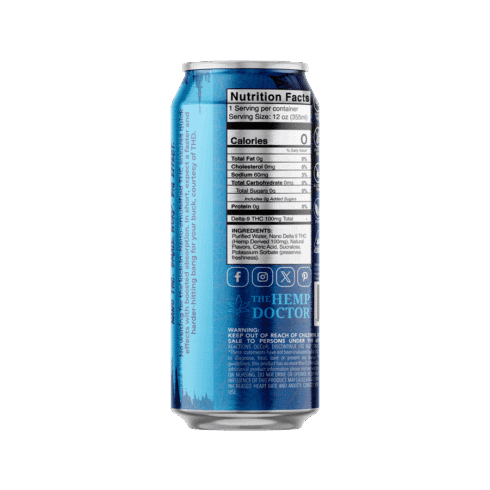 ZOOTED | 100MG DELTA 9 THC SELTZER