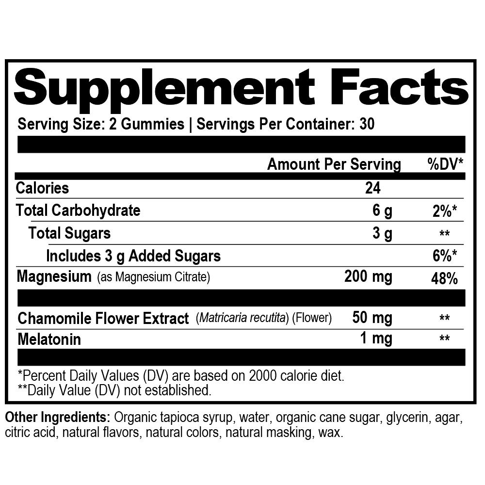 Sleep Magnesium Gummies (60ct)