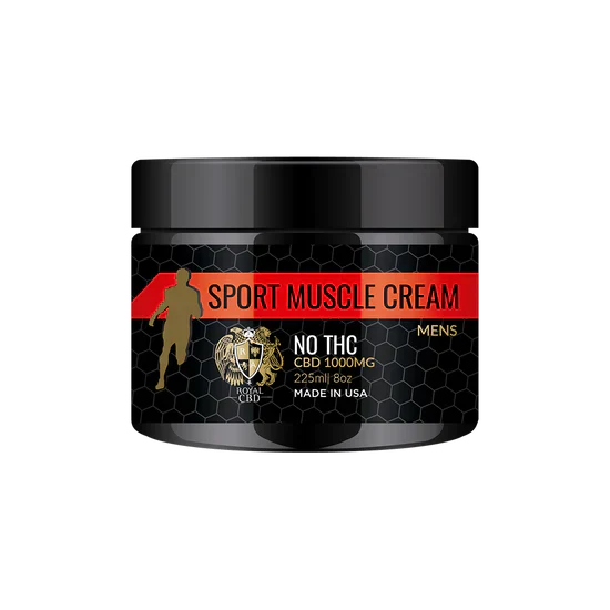 RA Royal CBD | Men's Muscle Cream 300mg - 1000mg Best Price