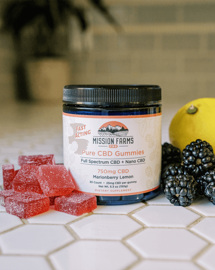 Mission Farms Pure CBD Gummies with Nano CBD
