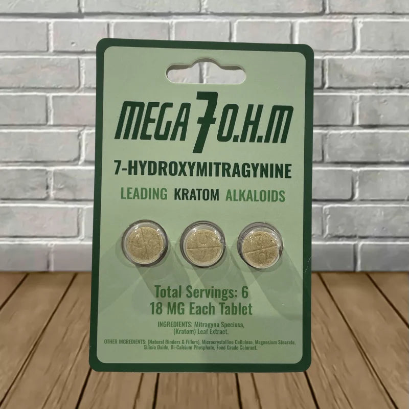 Mega 7 O.H.M 7-Hydroxymitragynine Extract Tablets 3ct Best Price