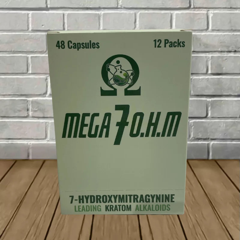 Mega 7 O.H.M 7-Hydroxymitragynine Extract Capsules Full Case (12ct) Best Price
