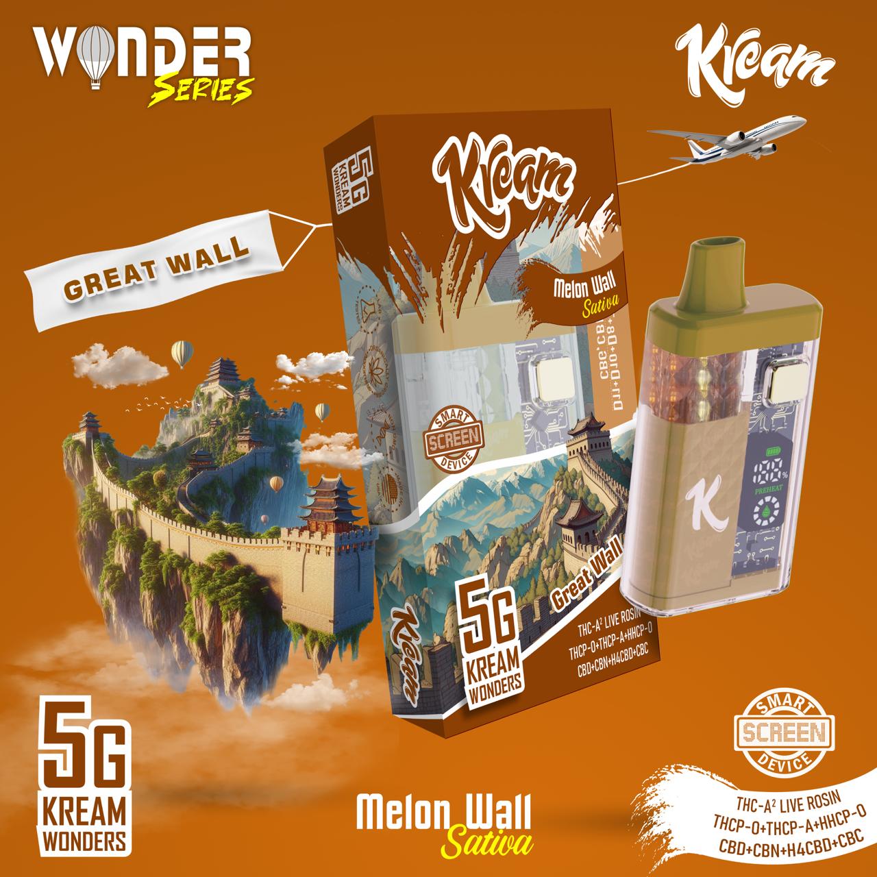 Kream Wonders THC-A Live Rosin Disposable (5000mg) Best Price