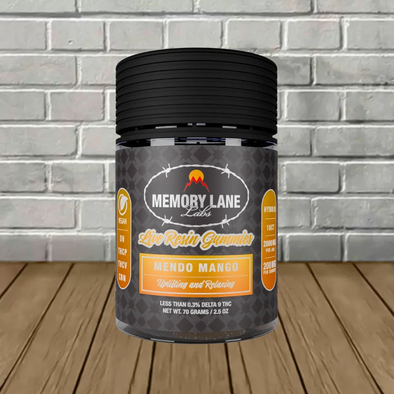 Memory Lane Live Resin Gummies 2000mg Best Price