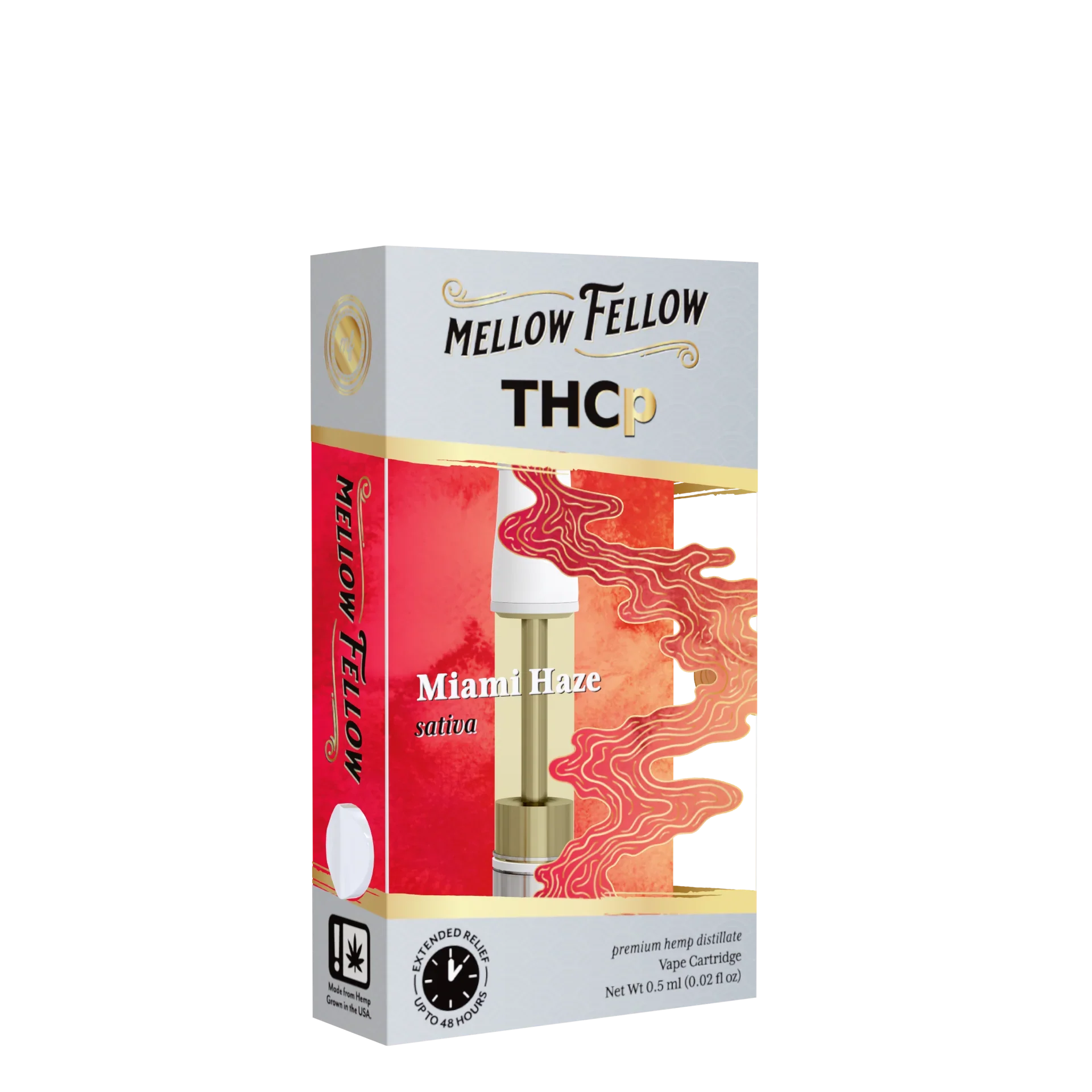 Mellow Fellow THCp 0.5ml Vape Cartridge - Miami Haze (sativa) Best Price