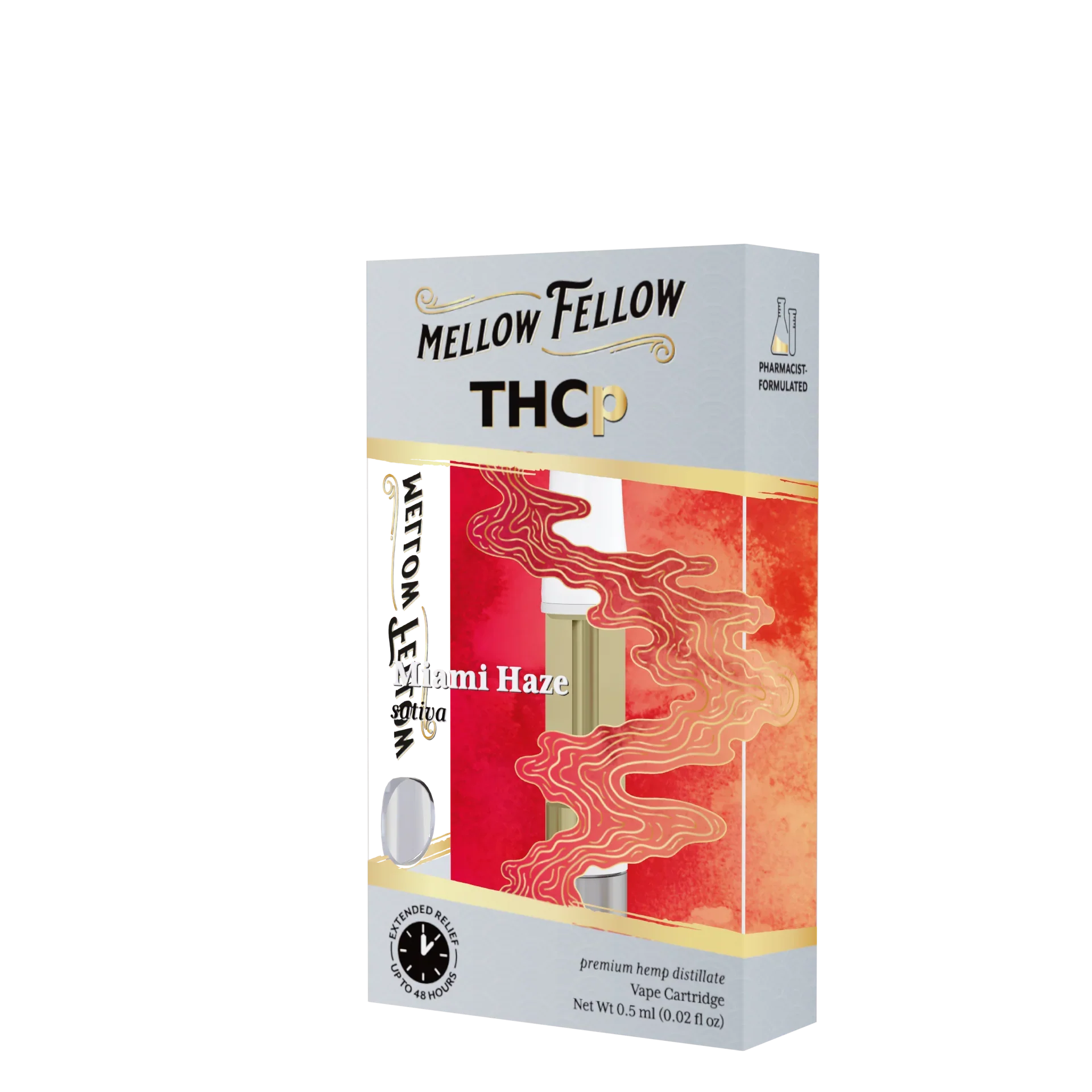 Mellow Fellow THCp 0.5ml Vape Cartridge - Miami Haze (sativa) Best Price