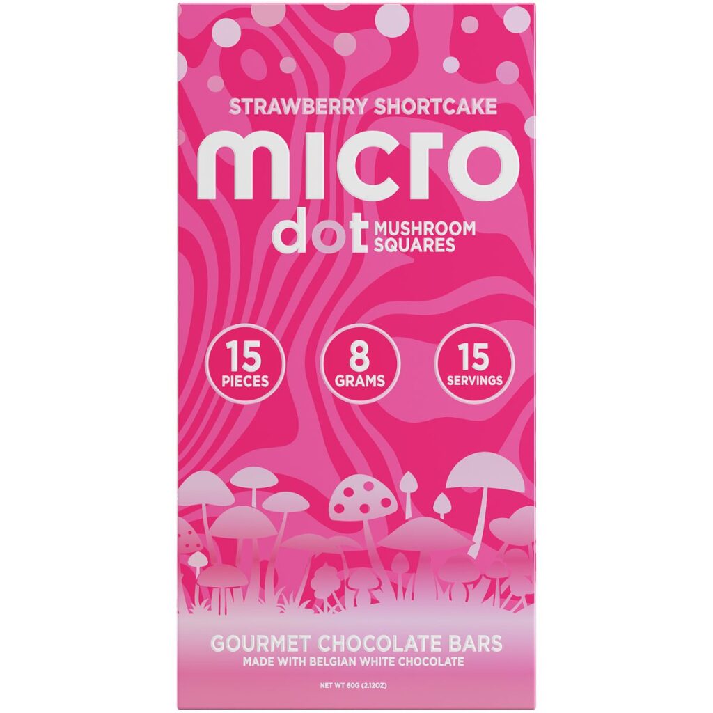 Microdot Mushroom Squares 15ct Best Sales Price - Gummies