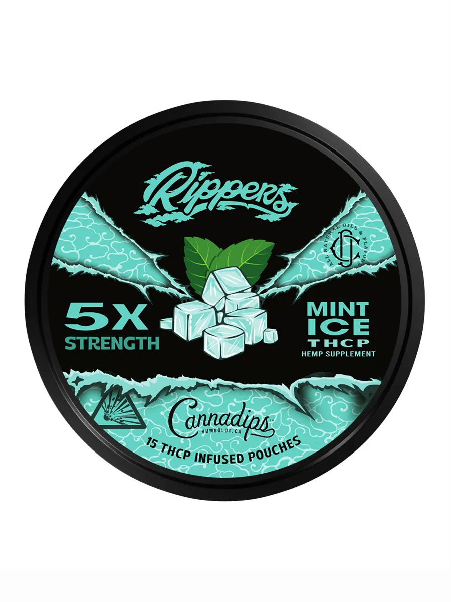 Mint Ice Cannadips 5X THCP Infused Pouches 15ct 112.5MG